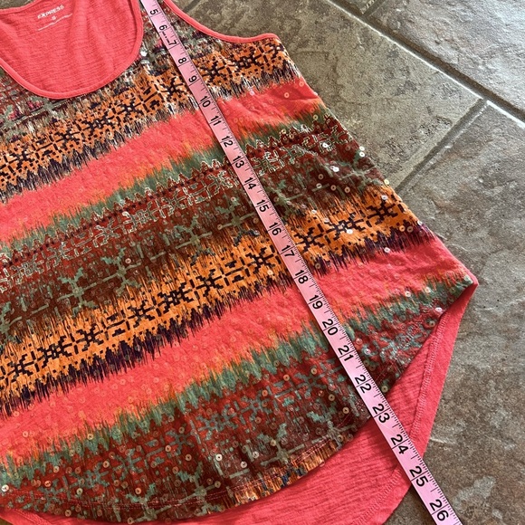 ⭐️BOGO FREE⭐️ EXPRESS Coral Asymmetrical Tank Top - Picture 7 of 8